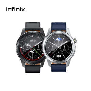 Infinix <b>Smart</b> Watch 41-43mm AMOLED Display Leather Band Stainless Steel Case Touchscreen Fitness Tracker Unisex - Product Image 2