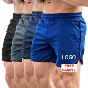 Custom Sport Shorts Heren Hardloopbroek Bodybuilding Spiertraining Sportkleding Oefening Gym Shorts Heren