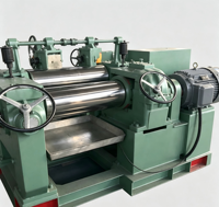 Mélangeur industriel à deux rouleaux pour caoutchouc composé, avec roulement numérique, pour feuilles de caoutchouc, équipement de traitement du caoutchouc de précision automatique, à eau
