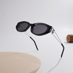 Customizable <b>Mirror</b> Lens Trendy Sunglasses High-end Ready Sunglasses 2026 New Style Ready to Ship - Product Image 4