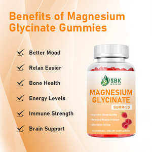 Magnesium Glycinate Gummy <b>Supplement</b> Private Label OEM Manufacturer Bulk Supply Enhance Concentration Memory Retention - Product Image 3