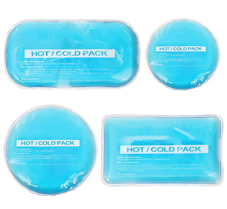 Wholesale Custom Multi-shape Soft Gel Ice Packs Reusable Microwaveable Small Hot & Cold Packs With Logo