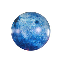 Vente flash : Décoration publicitaire géante en PVC gonflable en forme de lune et de neuf planètes personnalisées avec LED pour les fêtes et les ballons de fête