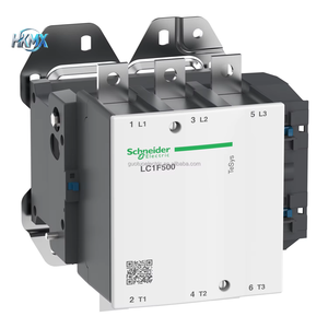 LC1F500M7 LC1F500F7 LC1F500P7ตัวคอนแทคเตอร์ LC1F500Q7 TeSys F,3P(3NO)AC-3 = 440V 1100A คอนแทค AC ชุด LC1F - Product Image 1