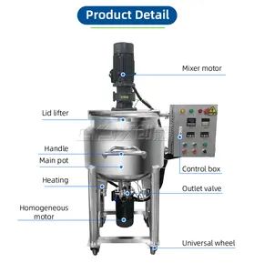CYJX Complete Liquid Soap Production Industrial Liquid Soap Making And Bottling Machine