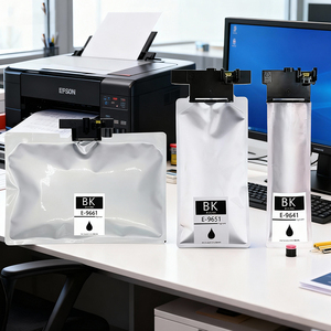 Paquetes de Tinta Compatibles Enlite Stable T9661 T9651 T9641 para <span class=keywords><strong>Epson</strong></span> WorkForce Pro WF M5299DW M5799DWF, Suministro de Tinta Pigmentada con Chip - Product Image 1