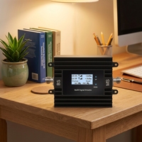 EasyBoost 700/1800MHz Doble Banda B28 B3, Amplificador de Señal Inteligente con Pantalla LCD, Repetidor 2G 4G 5G GSM IoT, Kit de Control por Aplicación, 70dB, Cobertura de 500m²