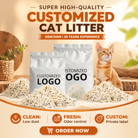 OEM Pasir Kucing Tofu Rendah Debu yang Dapat Dibuang di Toilet, Cepat Menggumpal, Pelet Alami Biodegradable untuk Pengendalian Bau, Cocok untuk Banyak Kucing