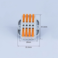 Ersetzen Sie KV223 02P 03P 04P 05P 06P 08P 20P 12P 24P 30P Schalttafel montierter Kabel-zu-Draht-Hebelmutter-Anschluss