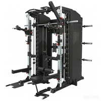 Combo Smith Machine et Power Rack Elite Performance avec Functional Trainer pour Station de Musculation Professionnelle