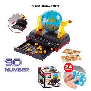 Jeu de Bingo BGL, loterie à 90 boules/24-48 cartes, machine à loterie verticale transparente éducative - Product Image 2