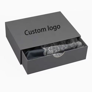 Custom Logo <b>Paper</b> Cardboard Lingerie Packaging Box for Bra Underwear Bikini Luxury Gift Packaging - Product Image 3