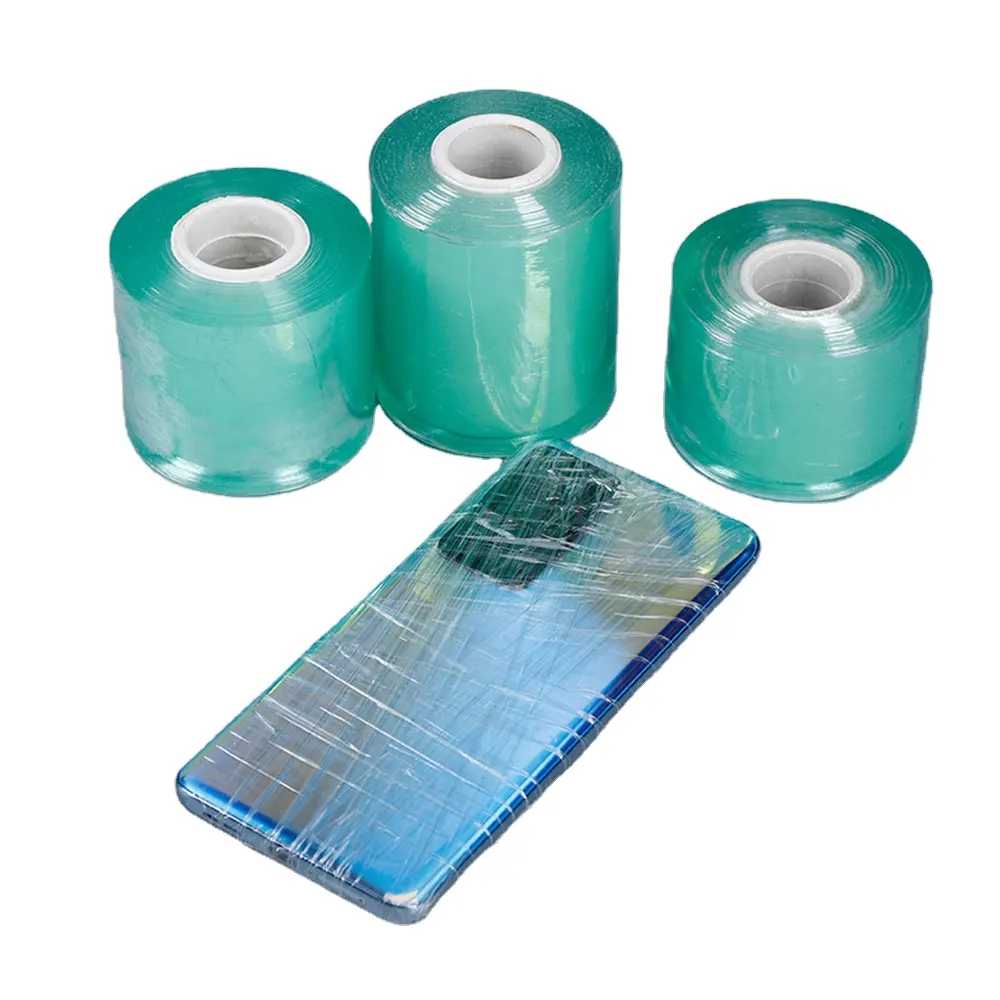 Fabrika üreticisi gıda sınıfı PVC plastik film gıda sarma filmi renk kutusu ambalaj el kullanımı için