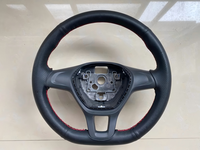 Volant de voiture en fibre de carbone compatible avec VW Golf MK7 GTI GTD GTS Golf7 R GTE GLI MK6 MK5 CC R-Line Polo Passat Jetta Golf6 Tiguan