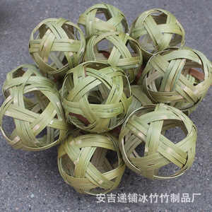 Bamboo <b>Ball</b> Cuju Handicrafts Woven Bamboo Sphere Kindergarten Toy Anji Zhejiang Origin Manual Made Unisex Gift - Product Image 2