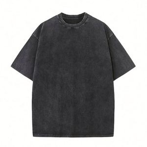 Camiseta Oversize de Algodón Pesado de 230 g/m² con Lavado Ácido, Estilo Vintage, para Estampado Gráfico y Streetwear, Venta al por Mayor - Product Image 3