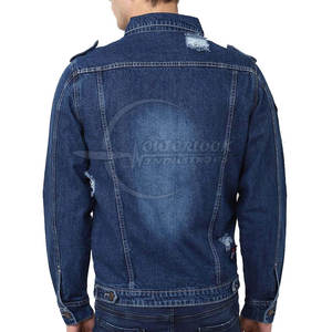 Top Trending Men <b>Jeans</b> Jacket Solid Color Men <b>Jeans</b> Jacket Streetwear Men <b>Jeans</b> Jacket - Product Image 3