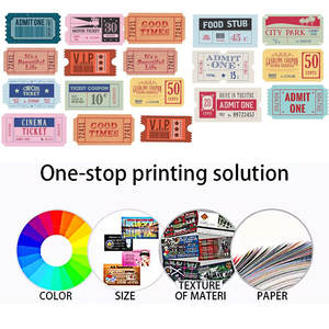 Tickets de tombola perforés personnalisés, numérotés de 2000 à 8000, pour événements, fêtes et tirages au sort de prix - Product Image 2