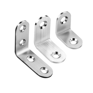 Soporte de Esquina en Forma de L de Acero Inoxidable Resonance de 90 Grados para Conexión de Estantes de Armario - Product Image 1