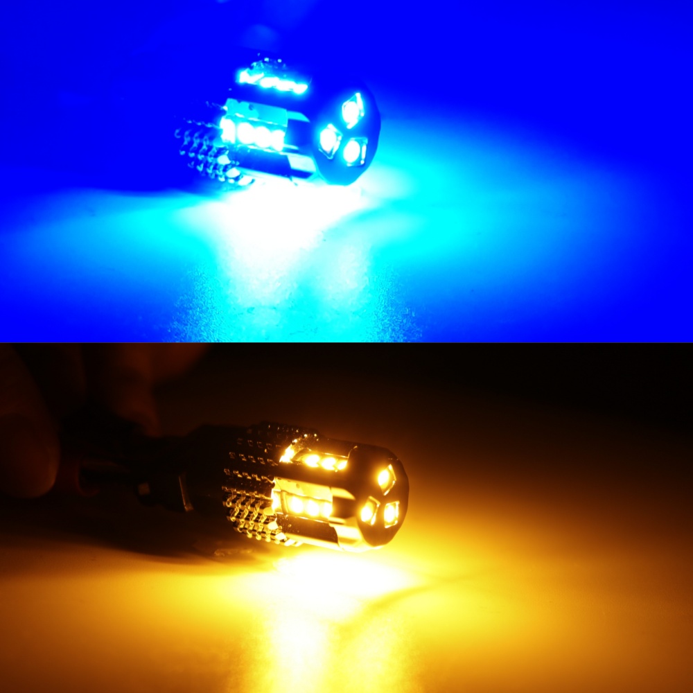 Blue/Amber