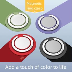 2 Pcs Holder Finger Kickstand - 360° <b>Rotatable</b> Cell Phone Ring Grip, Ideal for Smartphones (Black) - Product Image 4