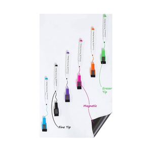 Autocollant magnétique souple personnalisé pour tableau blanc, film adhésif mural en métal pour porte, pliable, pour la maison et le bureau - Product Image 1