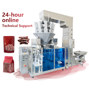 Automatic Packaging <b>Machine</b> <b>Weighing</b> Beef Jerky Snacks Doypack Packing <b>Machine</b> Pouch Packaging <b>Machine</b> - Product Image 1