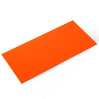 Feuille de plates-formes: perspex, panneau en acrylique, Orange, brillant/mat, opaque ou transparent