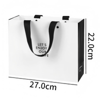 Boîte cadeau rectangulaire jetable autoportante écologique noire mate avec fenêtre pour emballage alimentaire