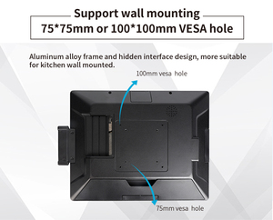 Table de détail intelligente avec double écran tactile de 15 pouces, android 7.1, matériel pour restaurant - Product Image 5