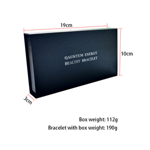 Pulseira de Saúde Masculina CAMAZ Therapy com Energia Quântica, Magnética, de Aço Inoxidável, Pedra Mineral, Preto e Dourado - Product Image 6