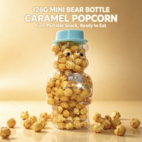 Wang Sifang Jarre de crème au popcorn Ours mignon |   Goût sucré |   Maïs non-OGM |   Coffret cadeau refermable |   Couleur du logo personnalisé |   128g |
