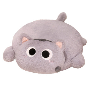 Almohada <span class=keywords><strong>de</strong></span> Gato <span class=keywords><strong>de</strong></span> Dibujos Animados, Cojín <span class=keywords><strong>de</strong></span> Peluche Súper Suave, Cojín <span class=keywords><strong>de</strong></span> Cuero Semielaborado, Decoración del Hogar, Muñeco Tipo Panda - Product Image 1
