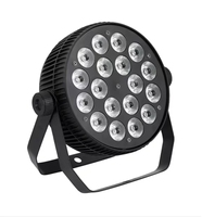 Projecteur PAR en aluminium moulé 18*10W RGBW 4-en-1, 5-en-1, 6-en-1, DMX512, idéal pour les spectacles sur scène en extérieur