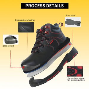 <span class=keywords><strong>Botas</strong></span> de Seguridad Rocklander S3 con Puntera de Acero, Plantilla de Acero, Antiestáticas y Resistentes a Salpicaduras de Agua para Hombre - Product Image 2