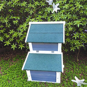 บ้านเลี้ยงไก่ไก่แบบกันน้ำขนาดใหญ่สำหรับกลางแจ้ง SDC003S-Grey เป็นมิตรกับสิ่งแวดล้อมบ้านสัตว์เลี้ยงพิมพ์ลายได้ตามต้องการ - Product Image 3