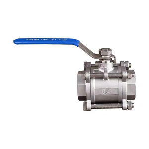 Base de Bola de Acero Inoxidable con Rosca Manual de 3 Piezas, Plataforma Alta, Rosca Interna, OEM, Aplicación General, Hecho en China - Product Image 3