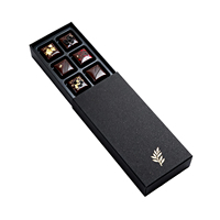 Boîtes en carton pour bonbons et chocolats, boîte personnalisée pour la Saint-Valentin, boîte à chocolat chaud avec impression dorée