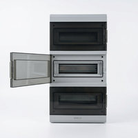 Boîtier de distribution électrique solaire étanche QHECO HT 36 voies en ABS/PC, certifié CE IP65, pour extérieur, avec boîtier de jonction MCB DC