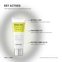 Crème raffermissante Vita-A Retinal Shot |   Rétinal 0,05% Matrixyl 3% Panthénol 5% Rétinoïde haute concentration Anti-âge