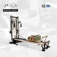 Torre Espiral de Pilates Comercial para Entrenamiento Físico en Estudio, Programas de Rehabilitación y Ejercicio, e Instalaciones Profesionales de Entrenamiento