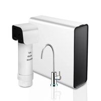 Filtre Pur 800G Alcalin 3-en-1 – Purificateur d'eau sous comptoir à osmose inverse avec filtre composite pour maison intelligente