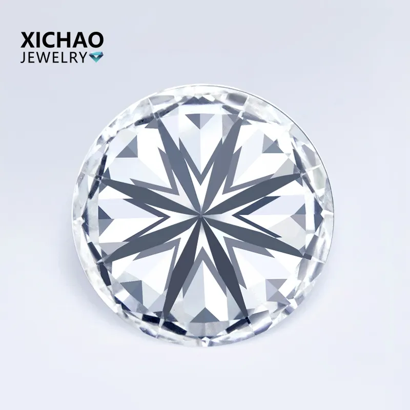 Round Brilliant Cut 0.5 to 0.9 Carat E Round Brilliant Lab Hpht Cvd Synthetic Diamond with Excellent Polished