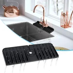 Multifunctionele Siliconen Kraan Mat Keuken Kraan Wastafel Splash Guard Aanrecht Protector Mat Voor Keuken Badkamer Restaurant