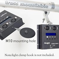 Controlador de Iluminación LED Ethernet ArtNet/DMX512 Pknight, Interfaz de Montaje en Truss, 2 Universos, Bidireccional, PoE (Sin RDM), Cobre