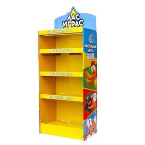 Özel karton oluklu ekran standları raflar birimleri çerezler patates cipsi gıda ekran standı karton raflar - Product Image 2