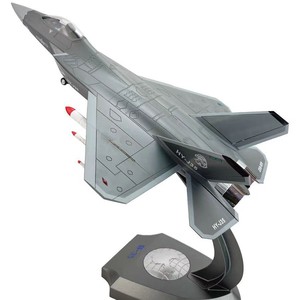 Modèle d'avion de chasse J35 en alliage, échelle 1:32, objet de collection - Product Image 1