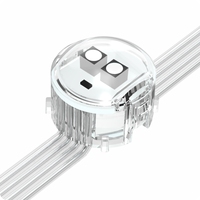 Écran LED à grille T20P80-2 2024, contrôle intelligent, éclairage de tunnel Nova, éclairage de puits de lumière, mur-rideau, écran à pixels pour ascenseur