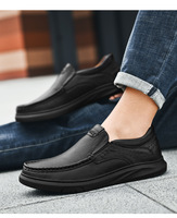 Chaussures mocassins en cuir pour hommes, chaussures décontractées, chaussures tendance pour hommes, confortables, respirantes, chaussures décontractées pour tous les jours