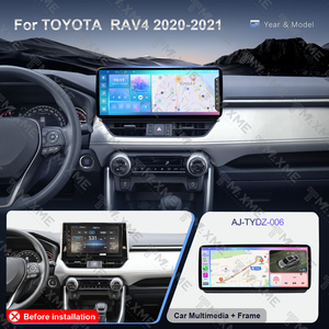 MSM Factory Supply - <span class=keywords><strong>Kit</strong></span> de montage sur tableau de bord pour <span class=keywords><strong>autoradio</strong></span> portable 12,3 pouces avec GPS, système d'exploitation Android, écran OLED pour TOYOTA RAV4 2020-2021 - Product Image 4